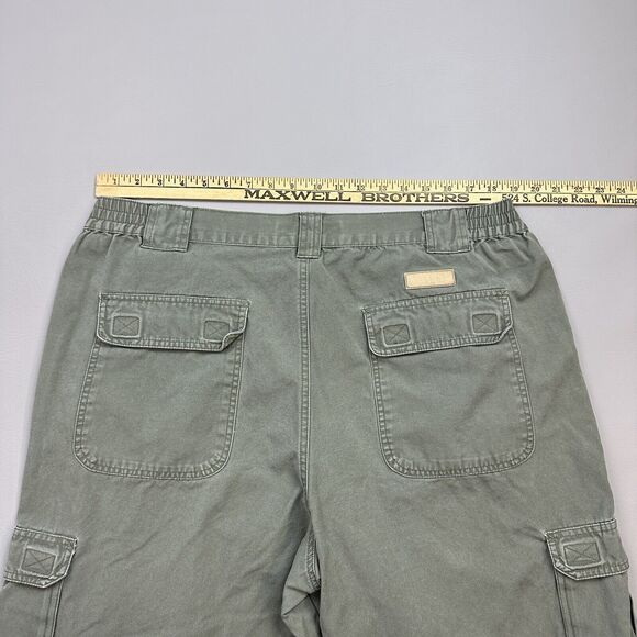 Cabelas Trail Hiker Pants Mens 40 38x29 Green Double Knee Hunting Outdoor Y2K - Picture 11 of 13